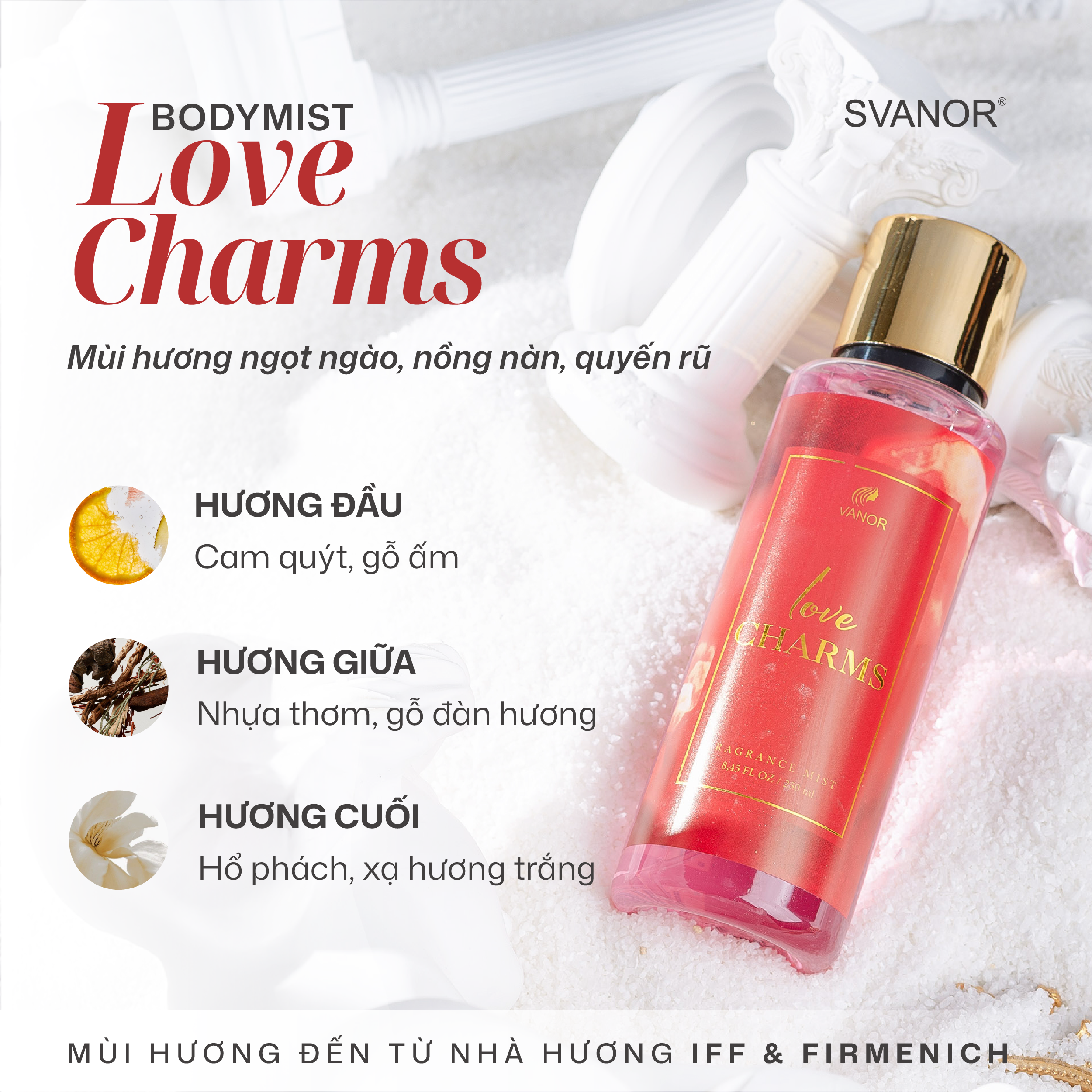 Bodymist Love Charms 250ml