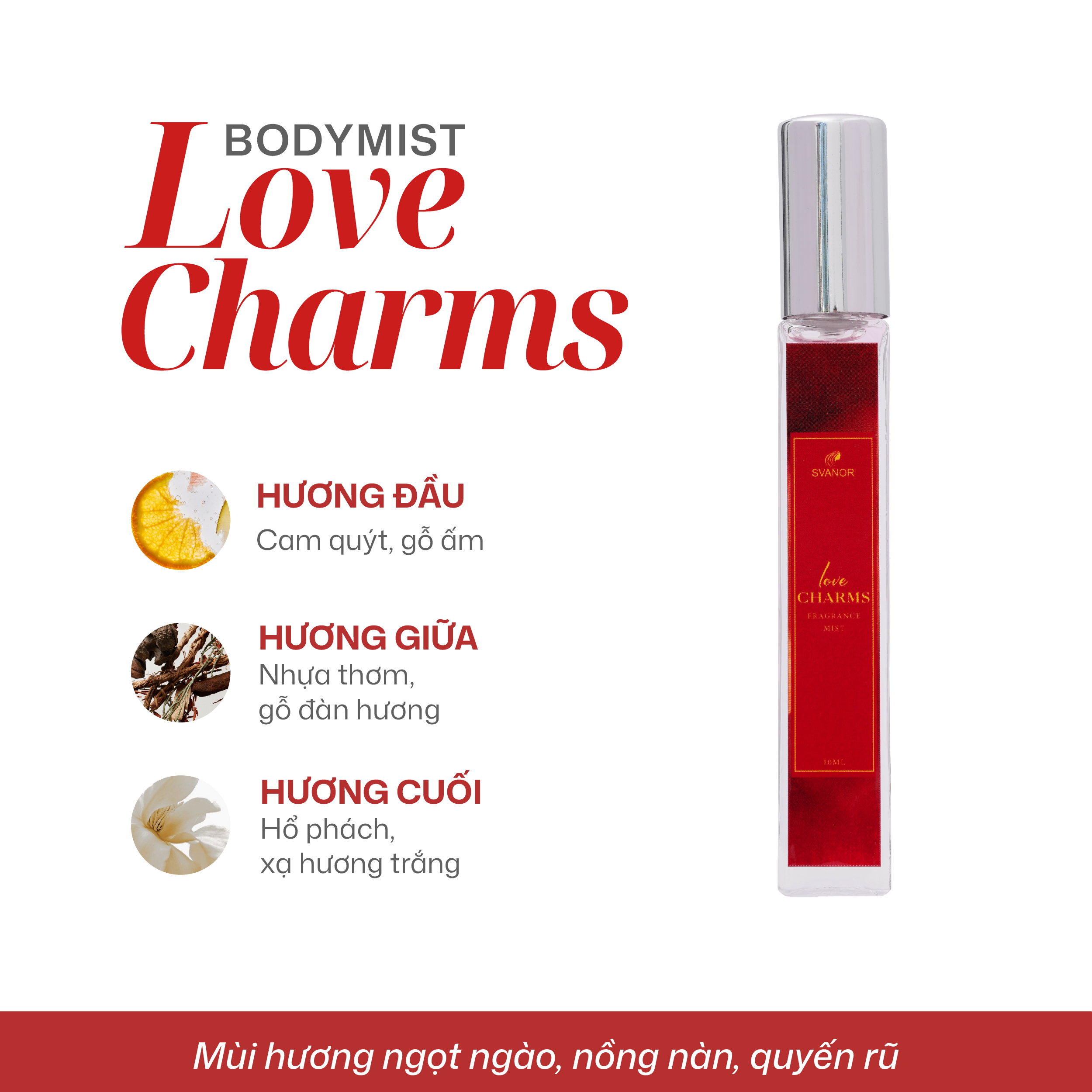 Bodymist Love Charms 10ml