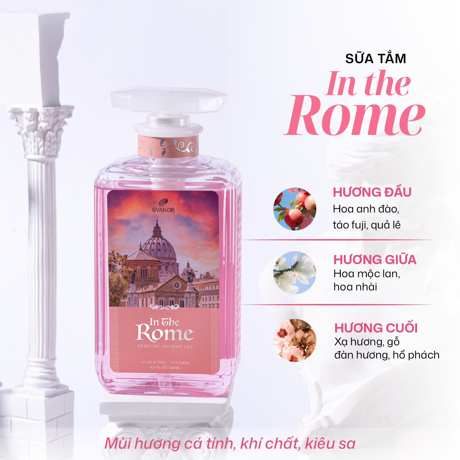 Gel tắm In the Rome 500ml